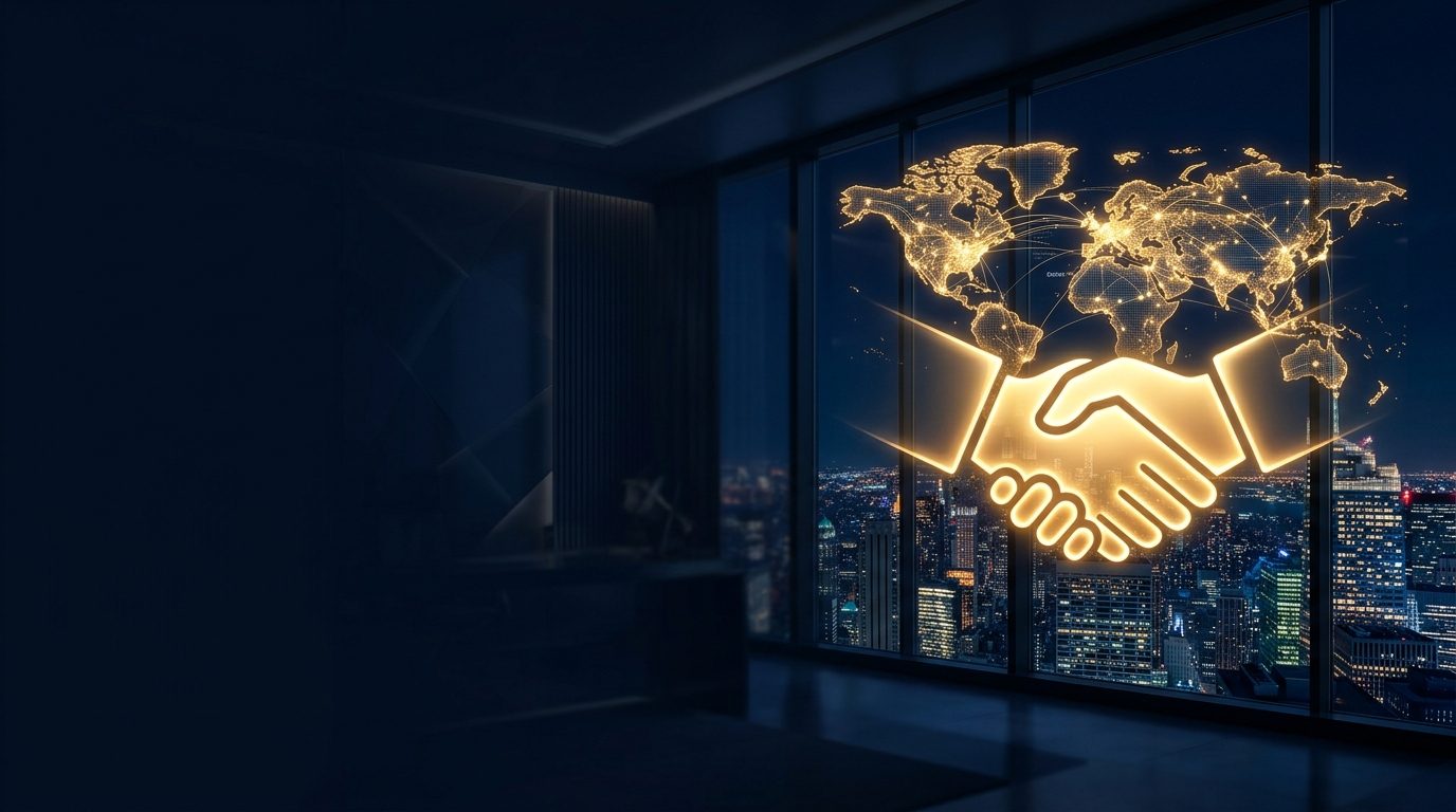 Partnership Pathways Hero Background Strategic Partnership Pathways - Trade Admire Group Golden Handshake Network Hero