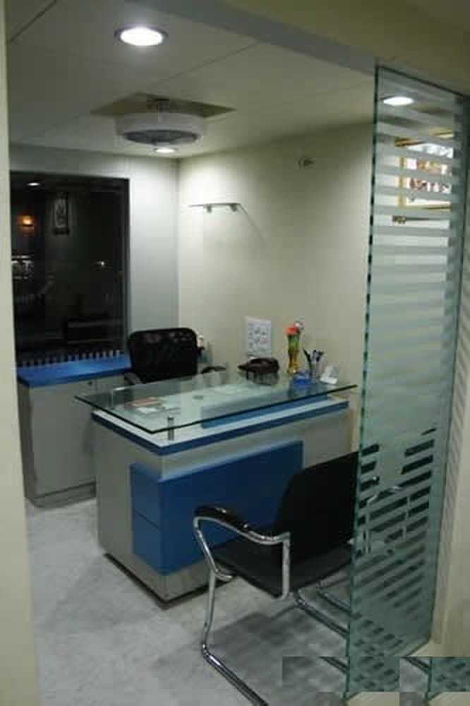 Cavalry Archer Software Developer Cabin Glass-Top Desk and Workstation in Satara (2006)