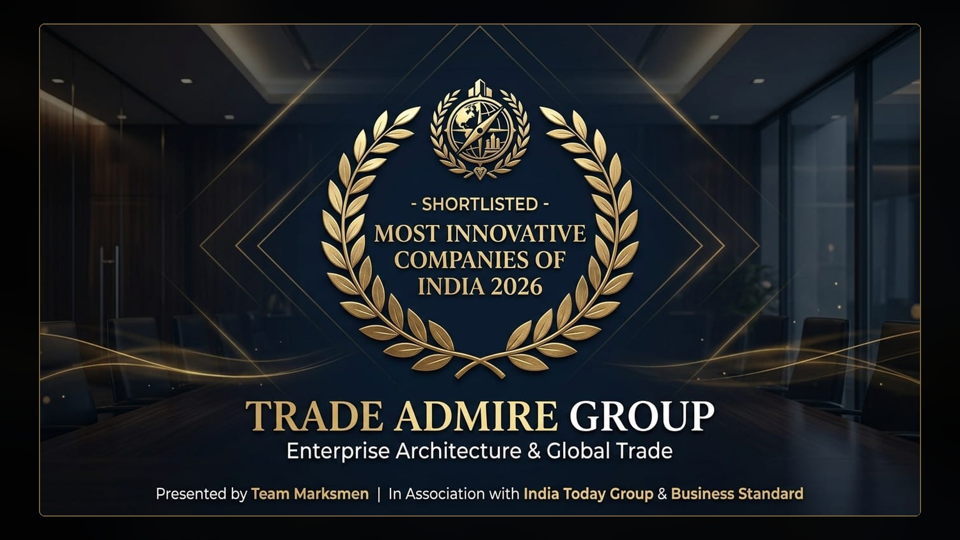 Trade Admire Group Shortlisted for “Most Innovative Companies of India 2026”